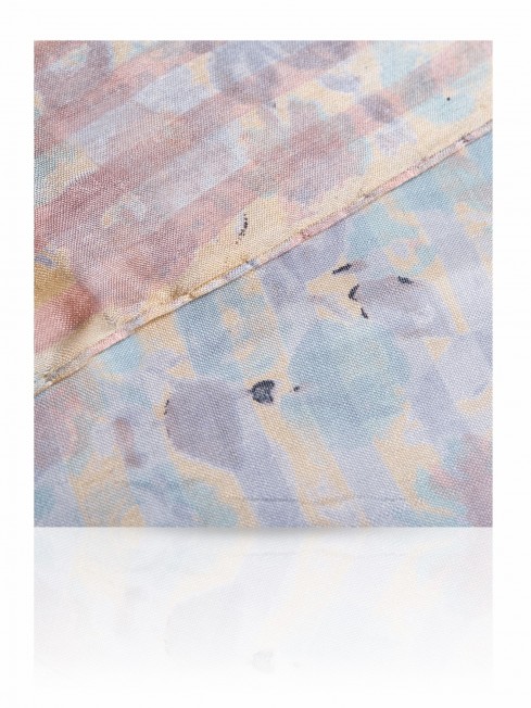 Палантин Женский SN-LAVEND.STRIPE/BEIGE